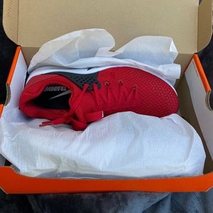 Men's Nike Free size 10 1/2 Red Black White NIB